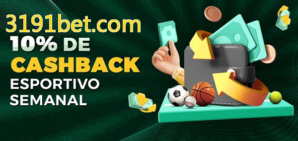 10% de bônus de cashback na 3191bet.com